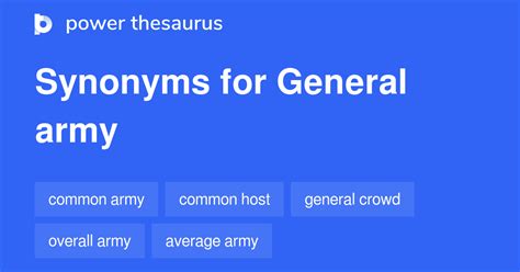 military synonym|military general synonym.